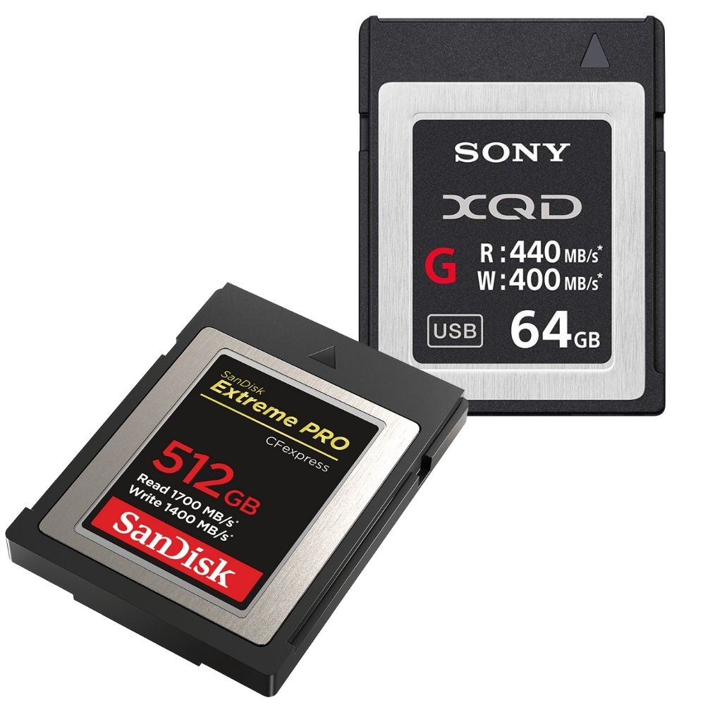 XQD and CFexpress Cards Buy Memory Cards Diamonds Camera